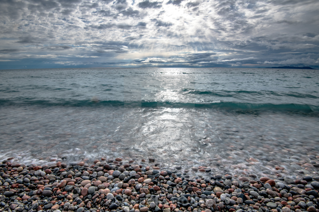 "Pebble Beach" stock image