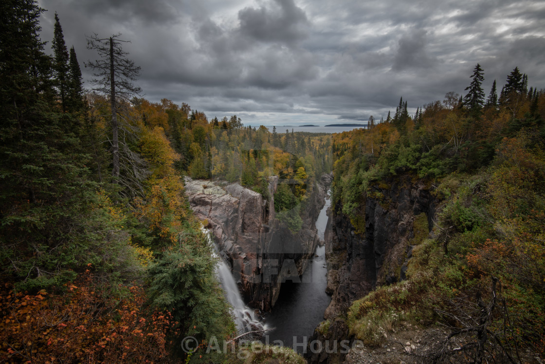 "Aguasabon Falls & Gorge" stock image