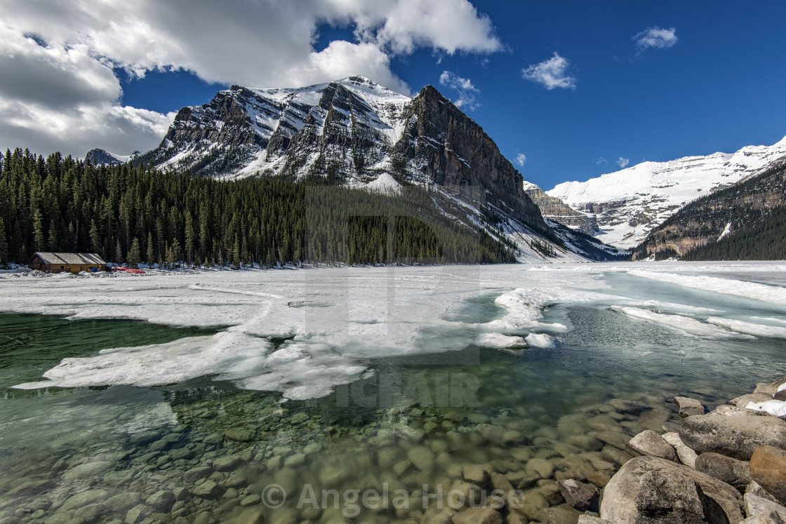 "Lake Louise, Alberta" stock image