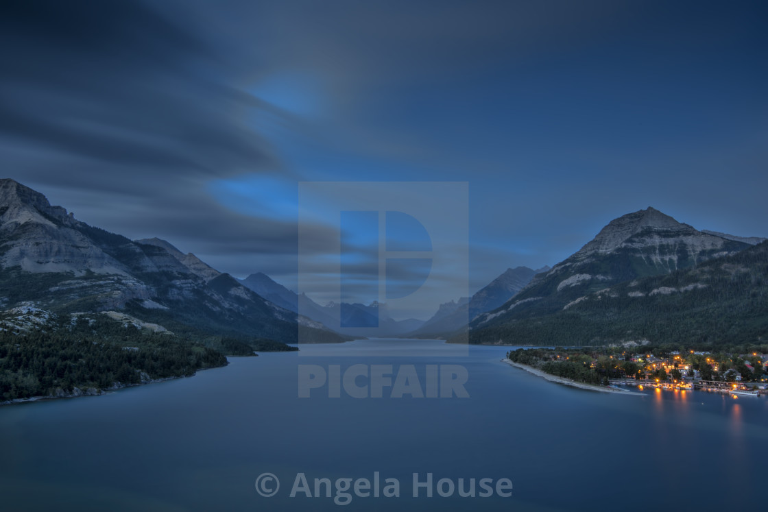 "Waterton Lakes National Park" stock image