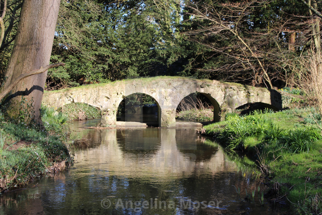 "Packhorse Bridge" by Angelina Moser - $31.47 "Packhorse Bridge" stock image