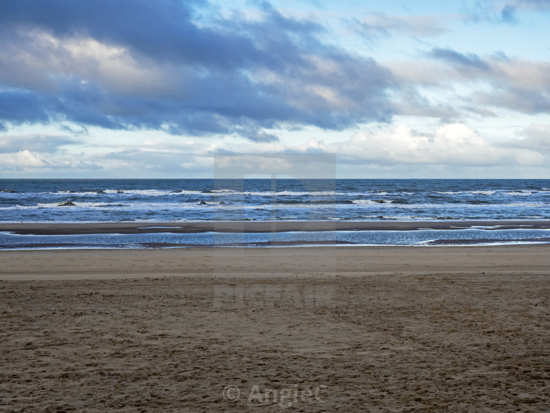 "Noordwijk beach, Netherlands" stock image