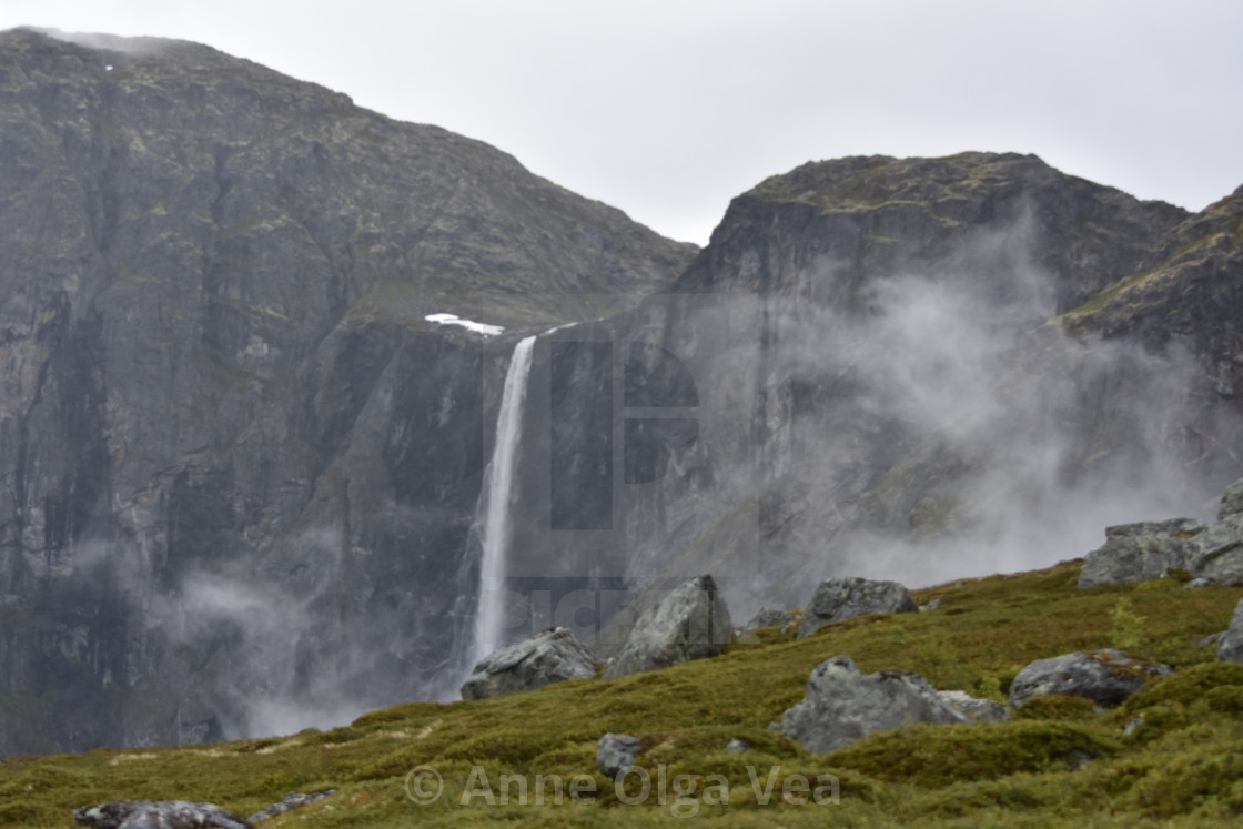 "Mardalsfossen" by Anne Olga Vea - $6.29 "Mardalsfossen" stock image