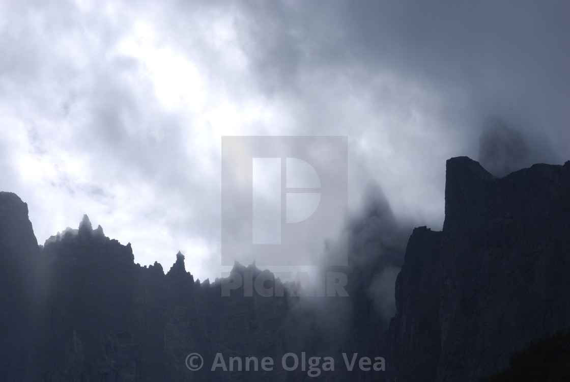 "Troll tindene" by Anne Olga Vea - $6.29 "Troll tindene" stock image