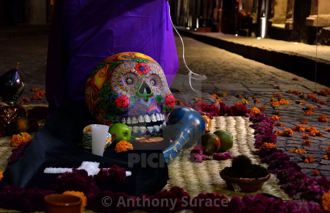 "Dia de Los Muertos Calavera" by Anthony Surace - $15.30 "Dia de Los Muertos Calavera" stock image