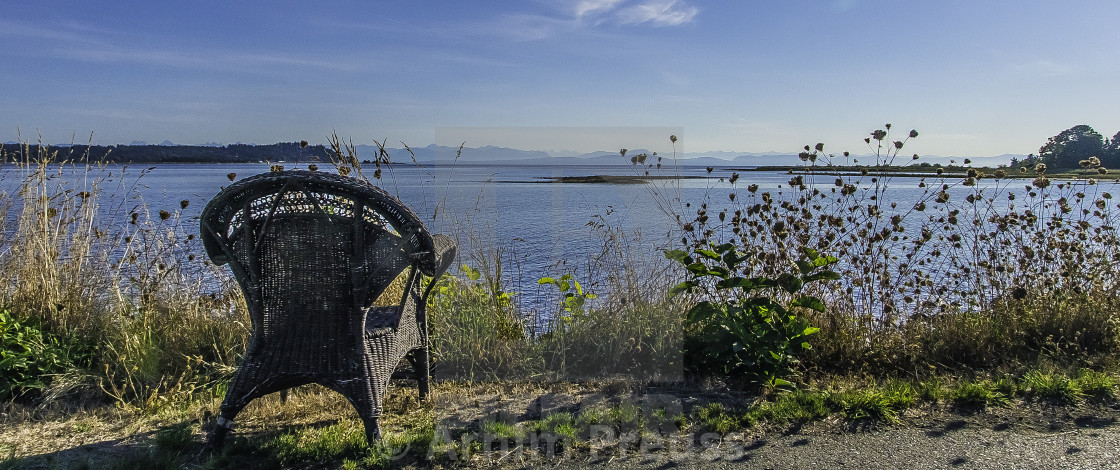 "Easy Chair With a View" stock image