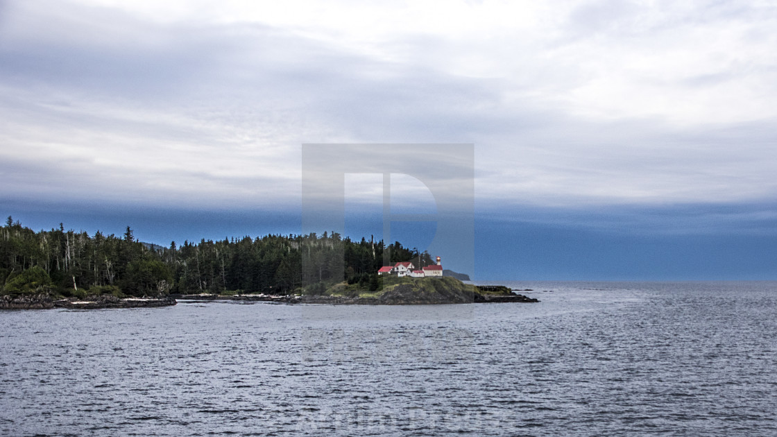 "Lighthouse On The Point" stock image