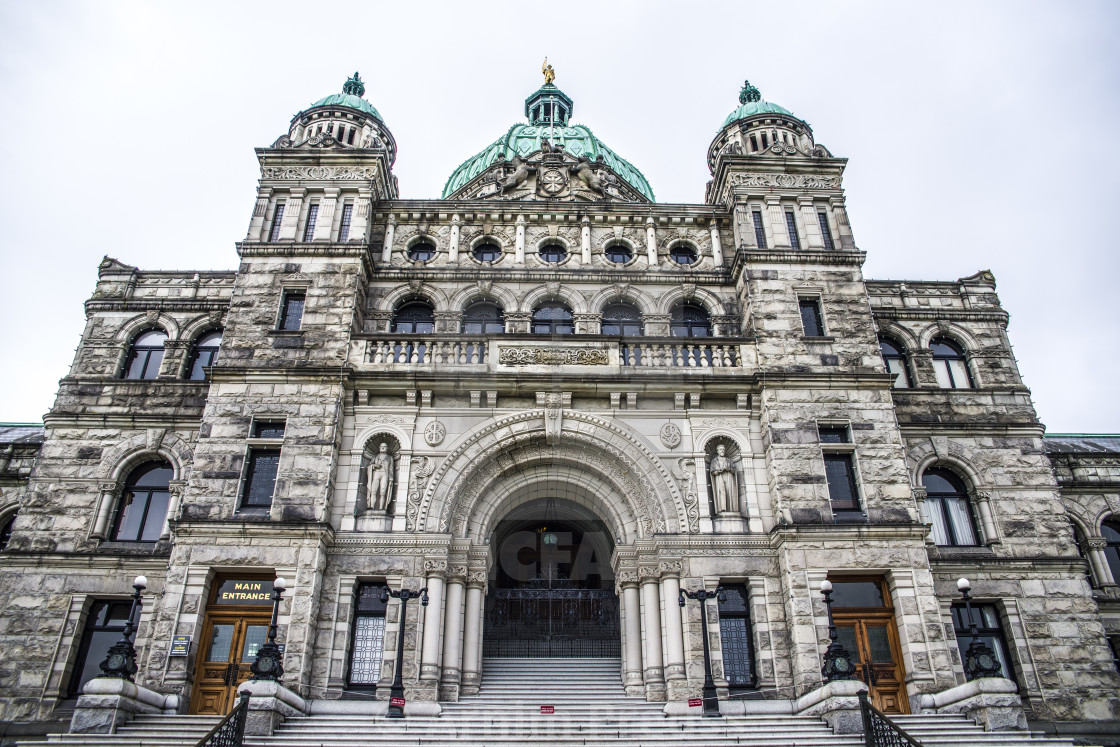 "Around The Inner Harbour, Victoria, BC, Canada" stock image