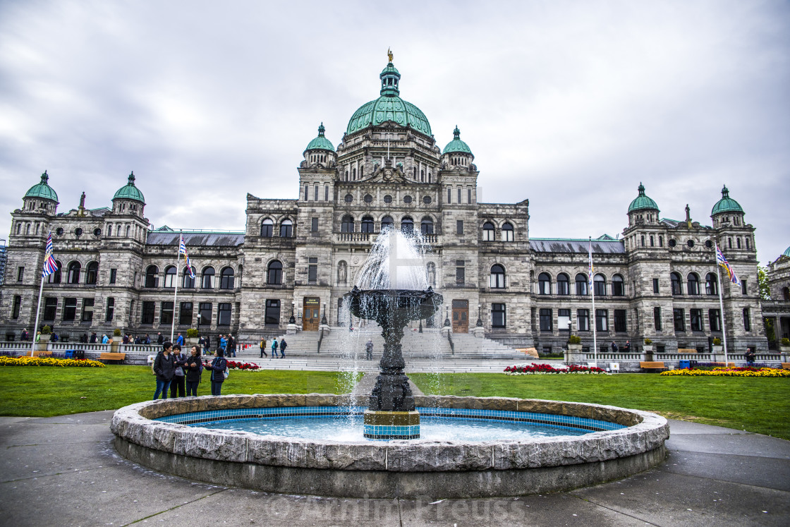 "Around The Inner Harbour, Victoria, BC, Canada" stock image