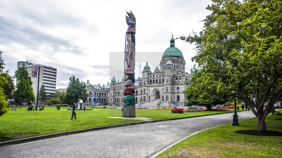 "Around The Inner Harbour, Victoria, BC, Canada" stock image