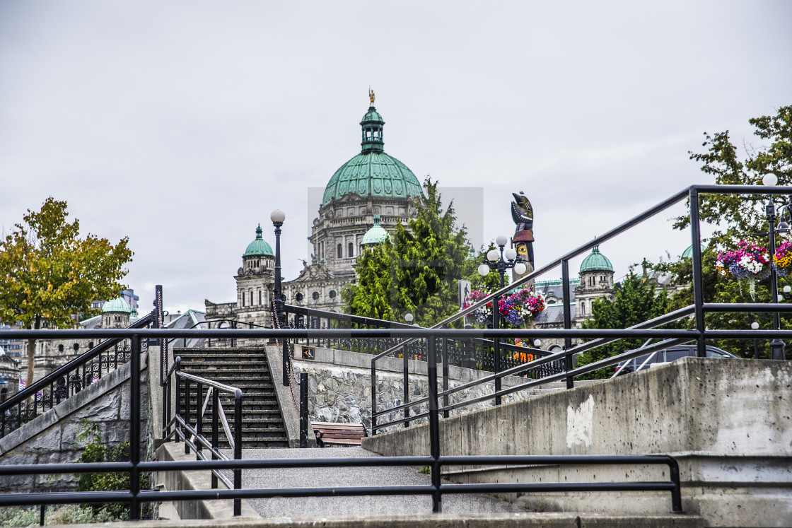 "Around The Inner Harbour, Victoria, BC, Canada" stock image