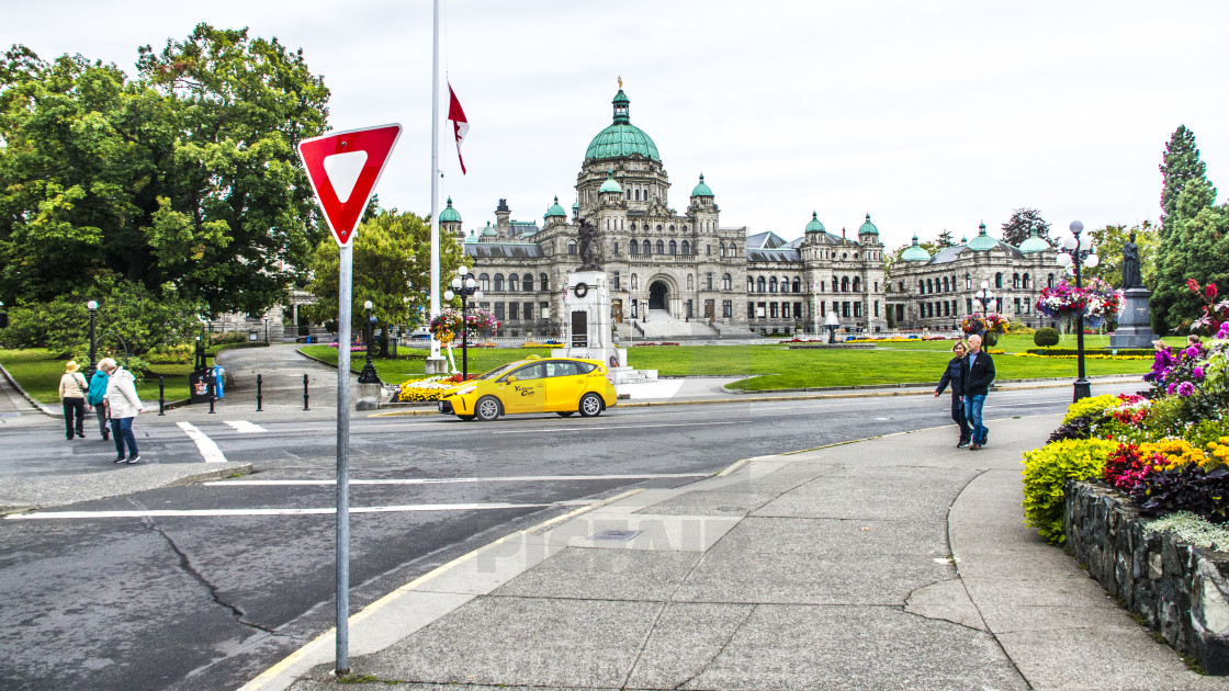 "Around The Inner Harbour, Victoria, British Columbia, Canada" stock image