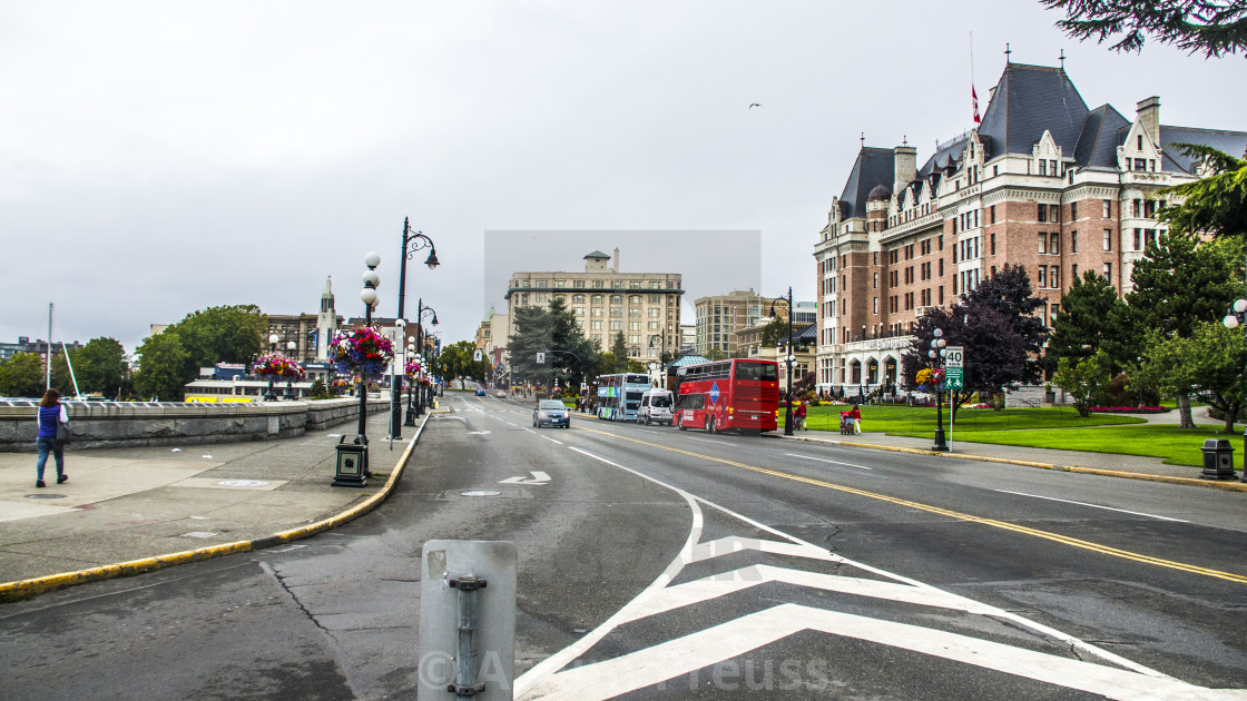 "Around The Inner Harbour, Victoria, British Columbia, Canada" stock image