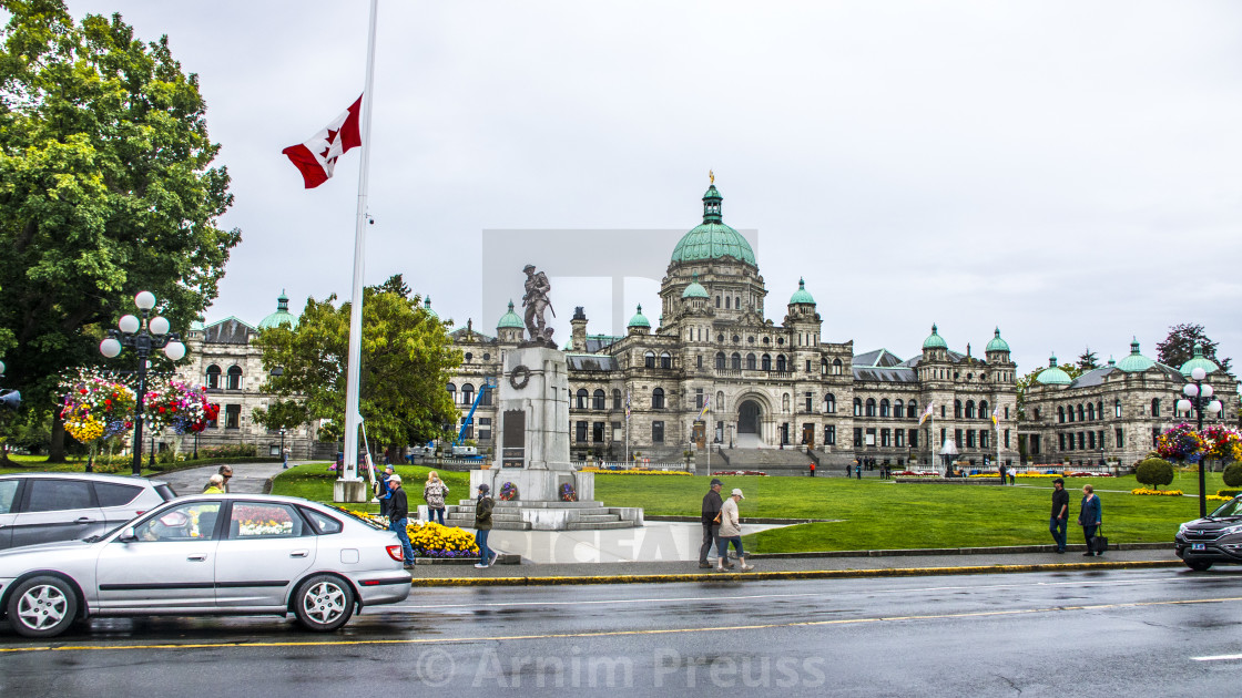 "Around The Inner Harbour, Victoria, British Columbia, Canada" stock image