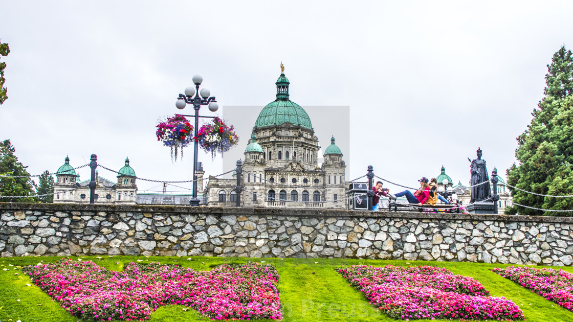 "Around The Inner Harbour, Victoria, British Columbia, Canada" stock image