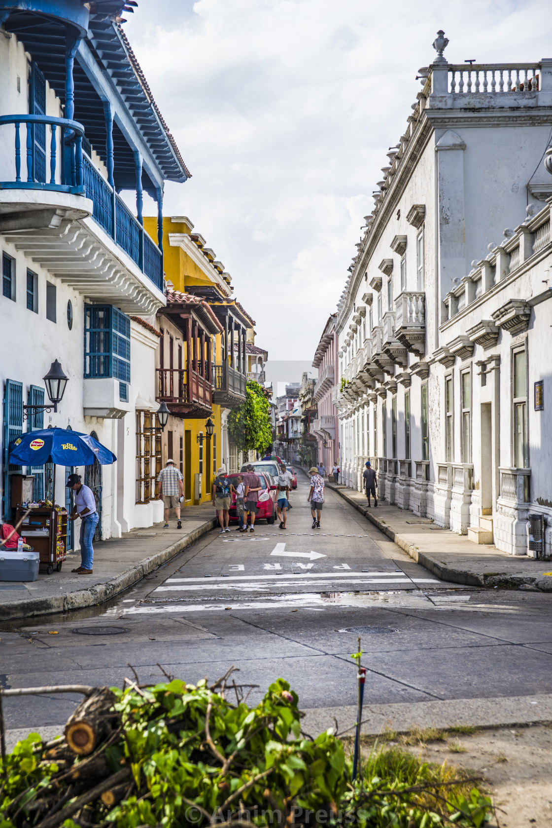 "Cartagena Old Town" stock image