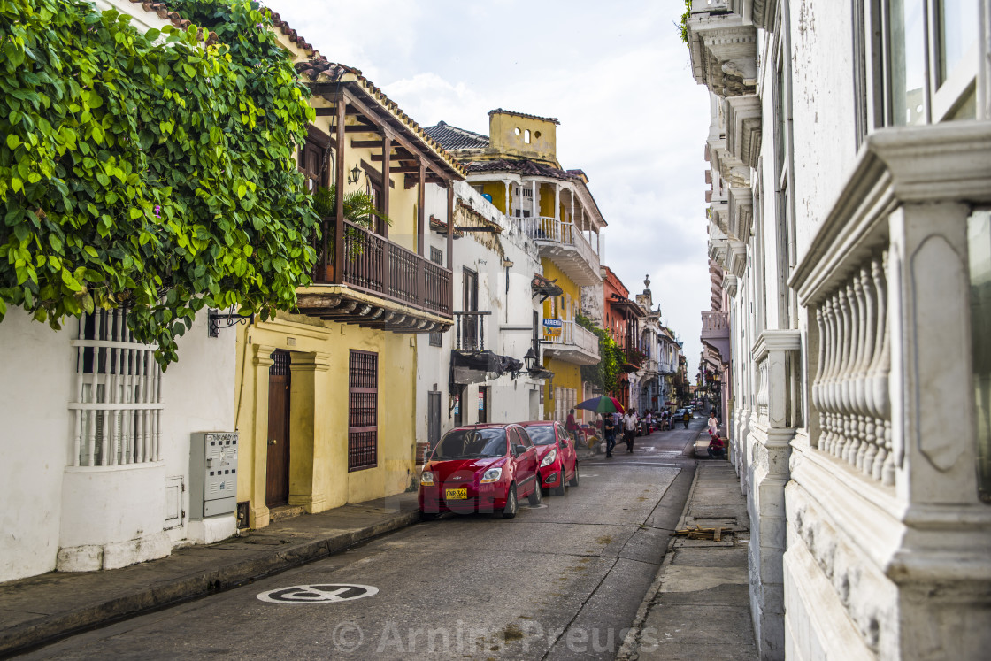 "Cartagena Old Town" stock image