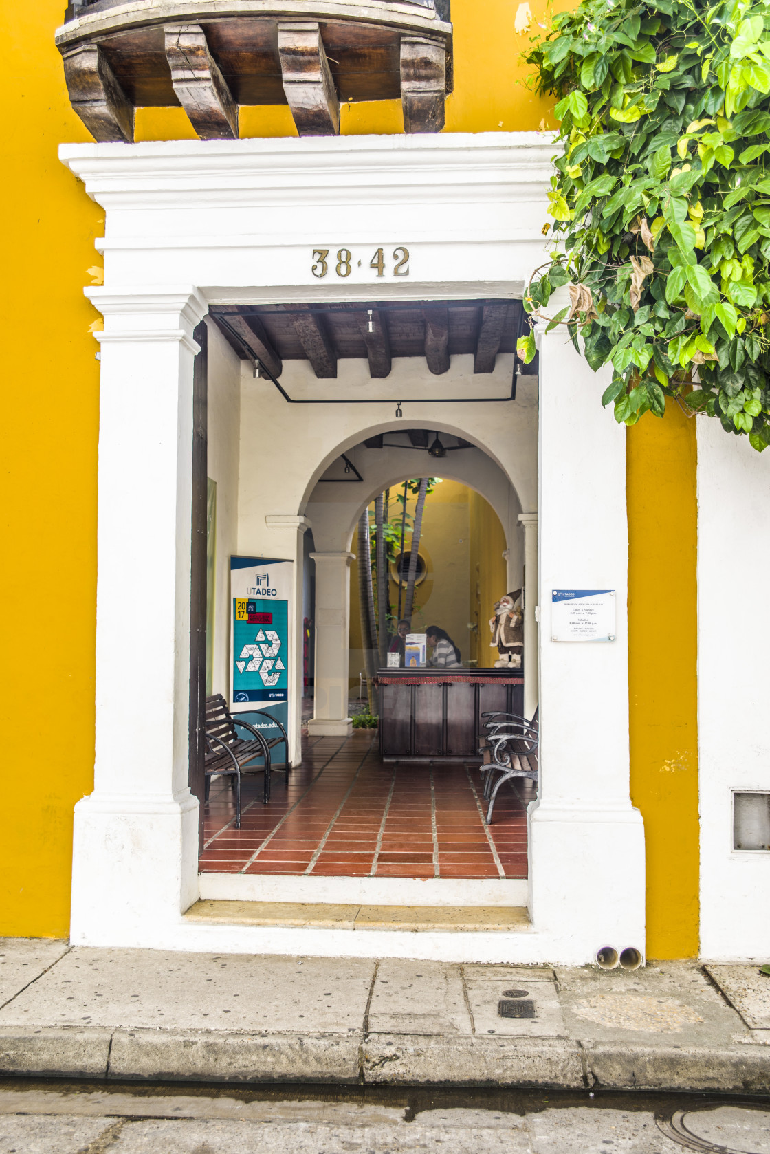 "Cartagena Old Town" stock image