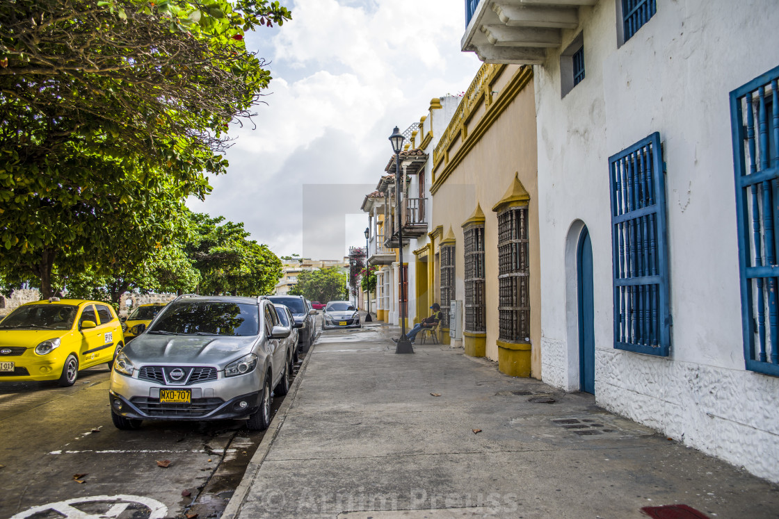 "Cartagena Old Town" stock image