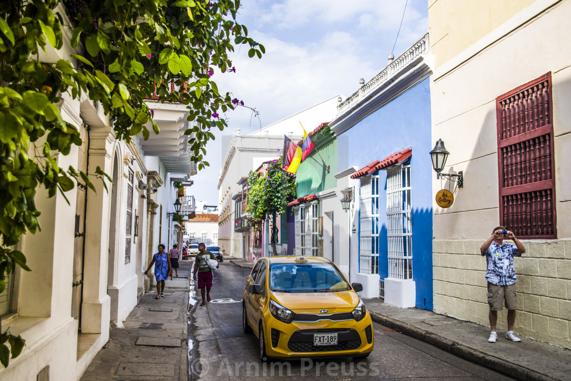 "Cartagena Old Town" stock image