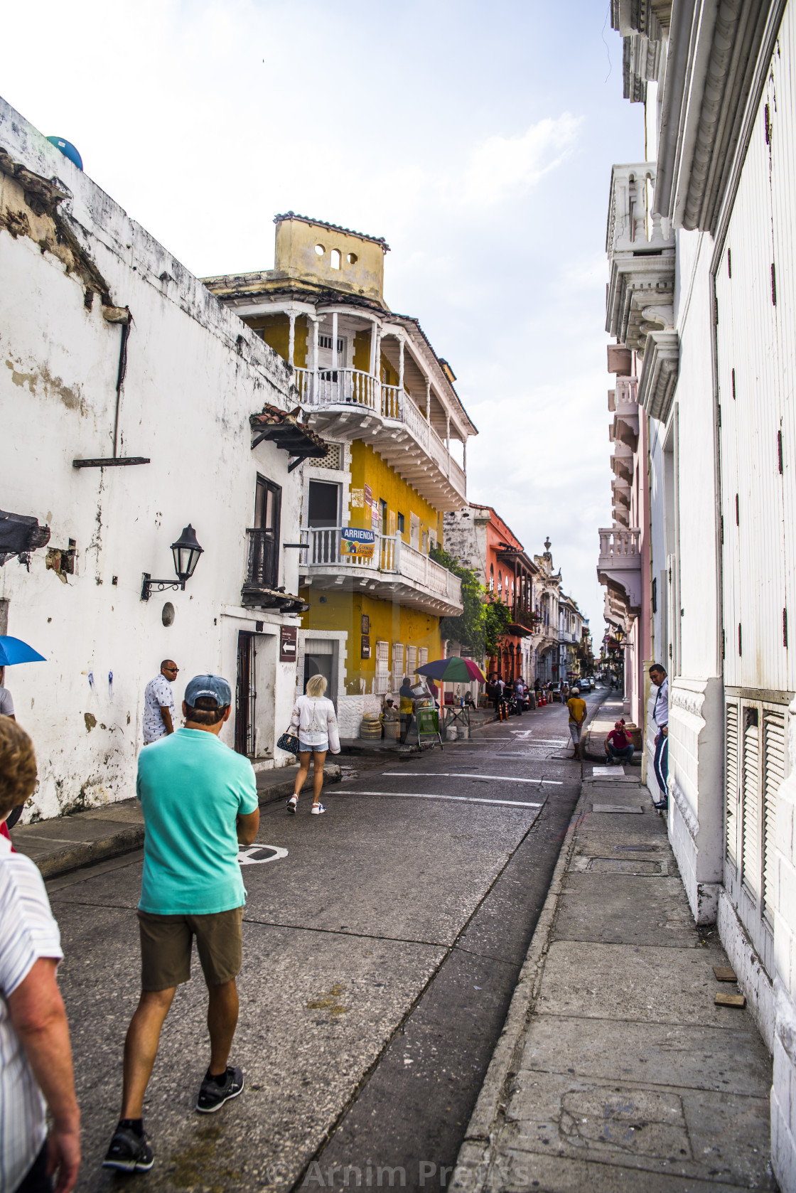 "Cartagena Old Town" stock image