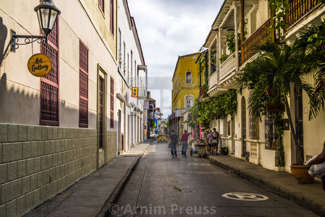 "Cartagena Old Town" stock image