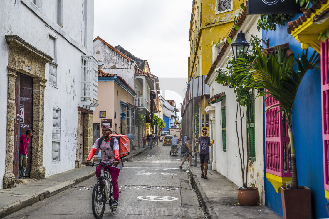 "Cartagena Old Town" stock image