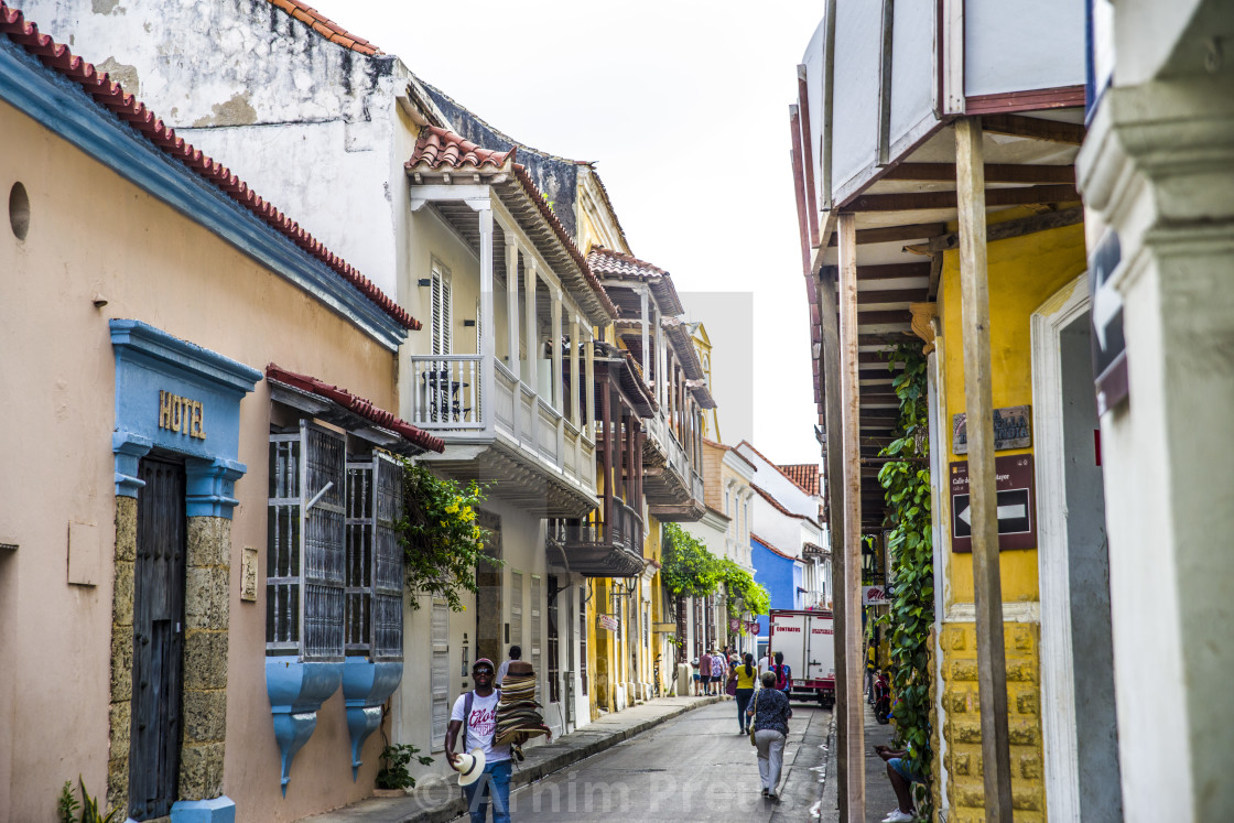 "Cartagena Old Town" stock image