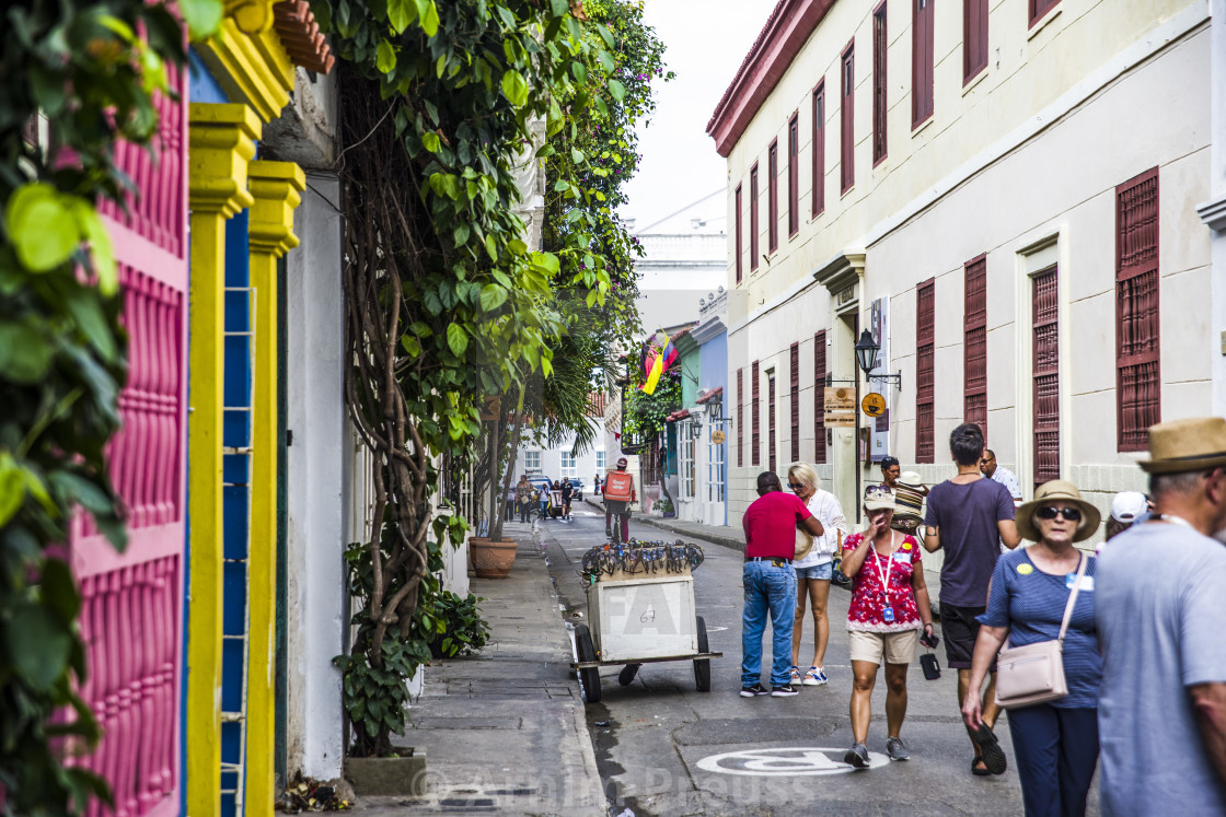 "Cartagena Old Town" stock image