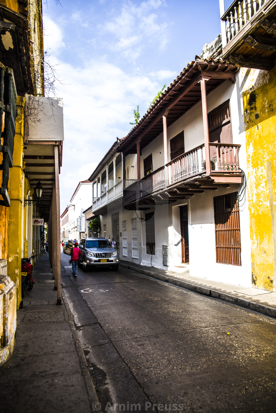 "Cartagena Old Town" stock image