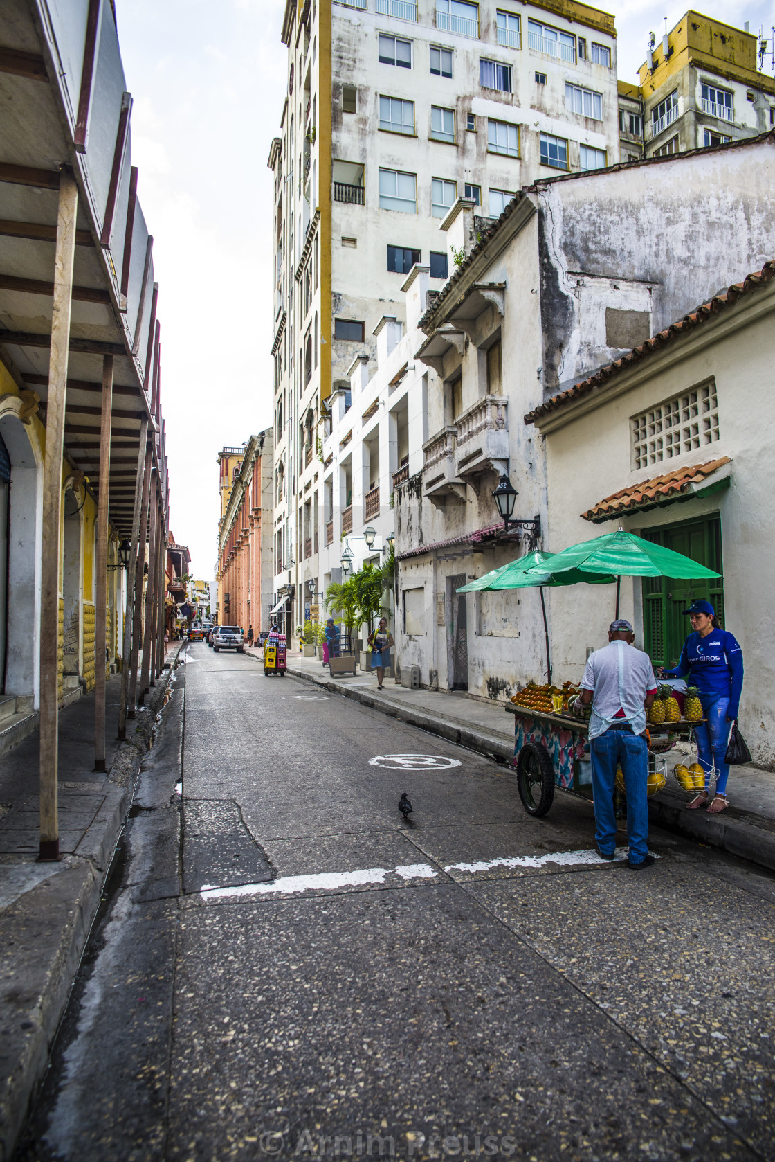 "Cartagena Old Town" stock image