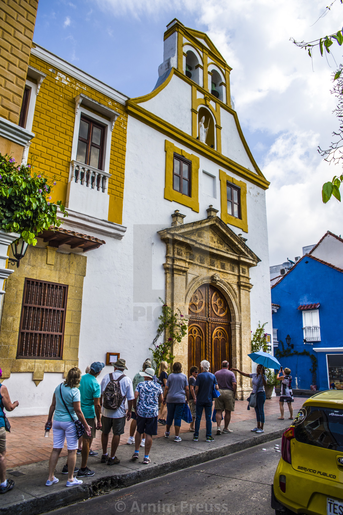 "Cartagena Old Town" stock image