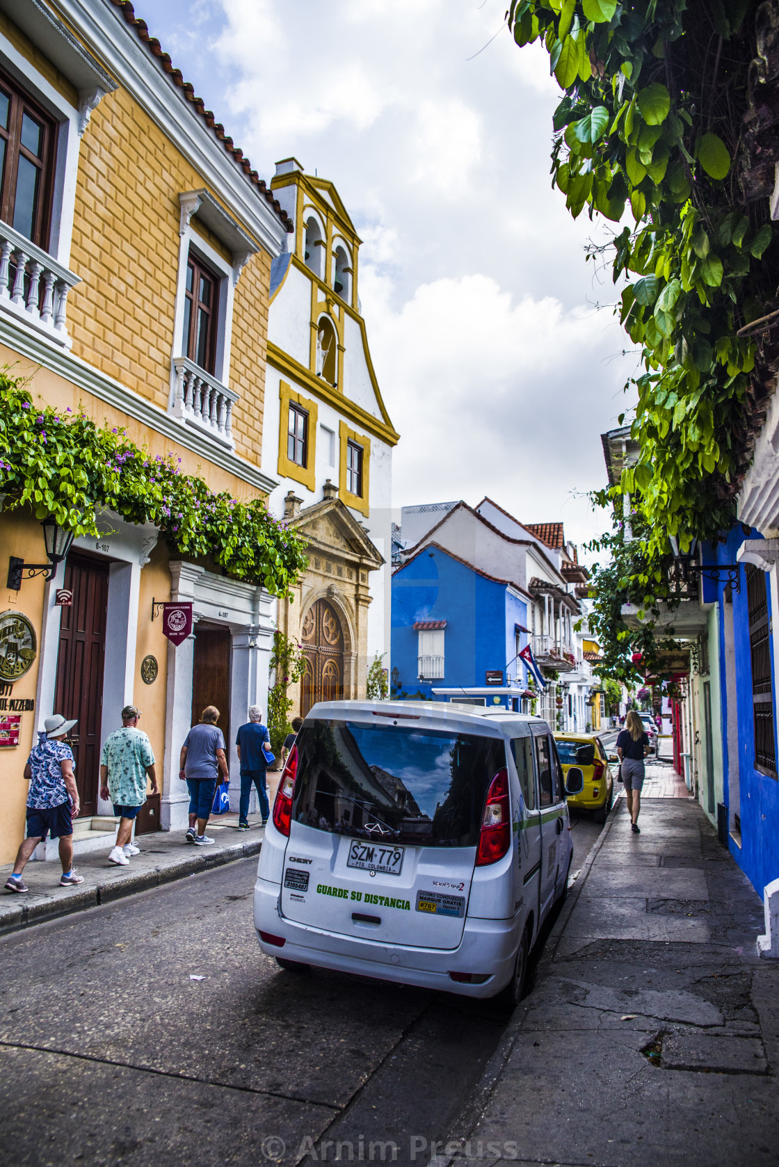 "Cartagena Old Town" stock image