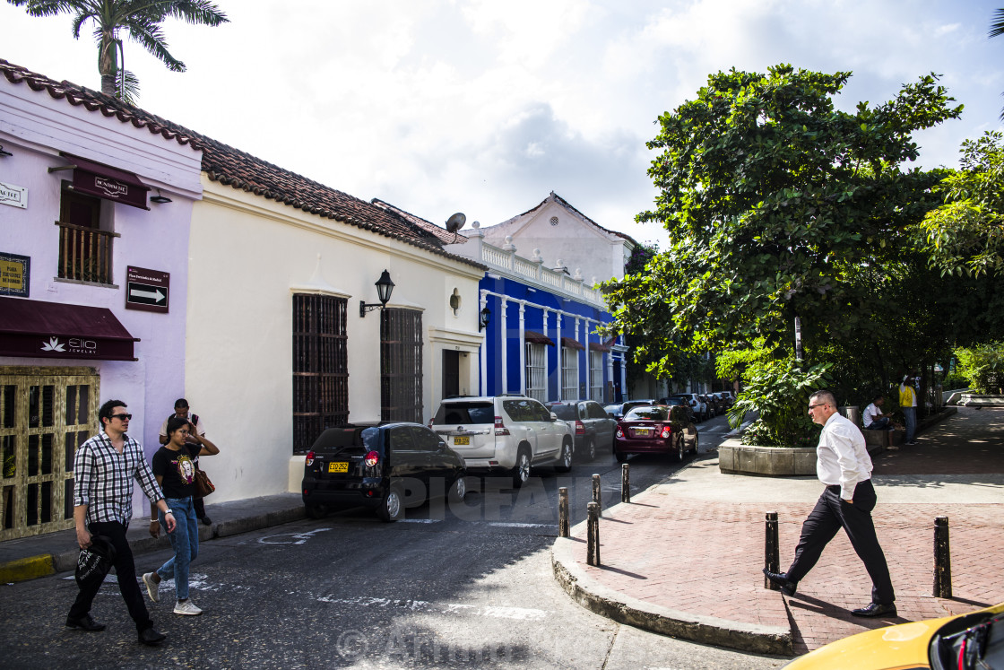 "Cartagena Old Town" stock image