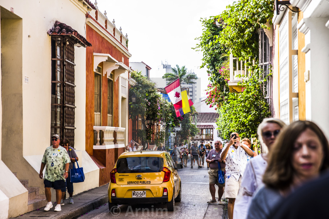 "Cartagena Old Town" stock image