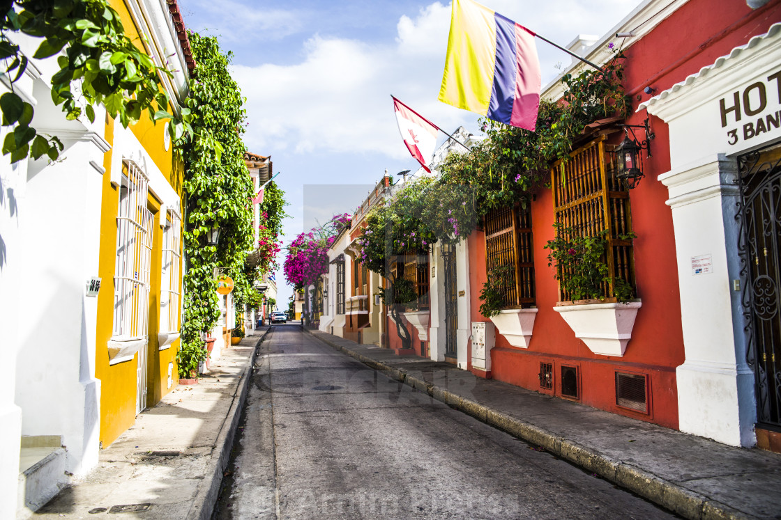 "Cartagena Old Town" stock image