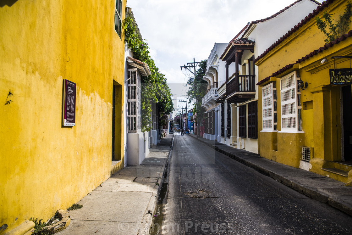 "Cartagena Old Town" stock image