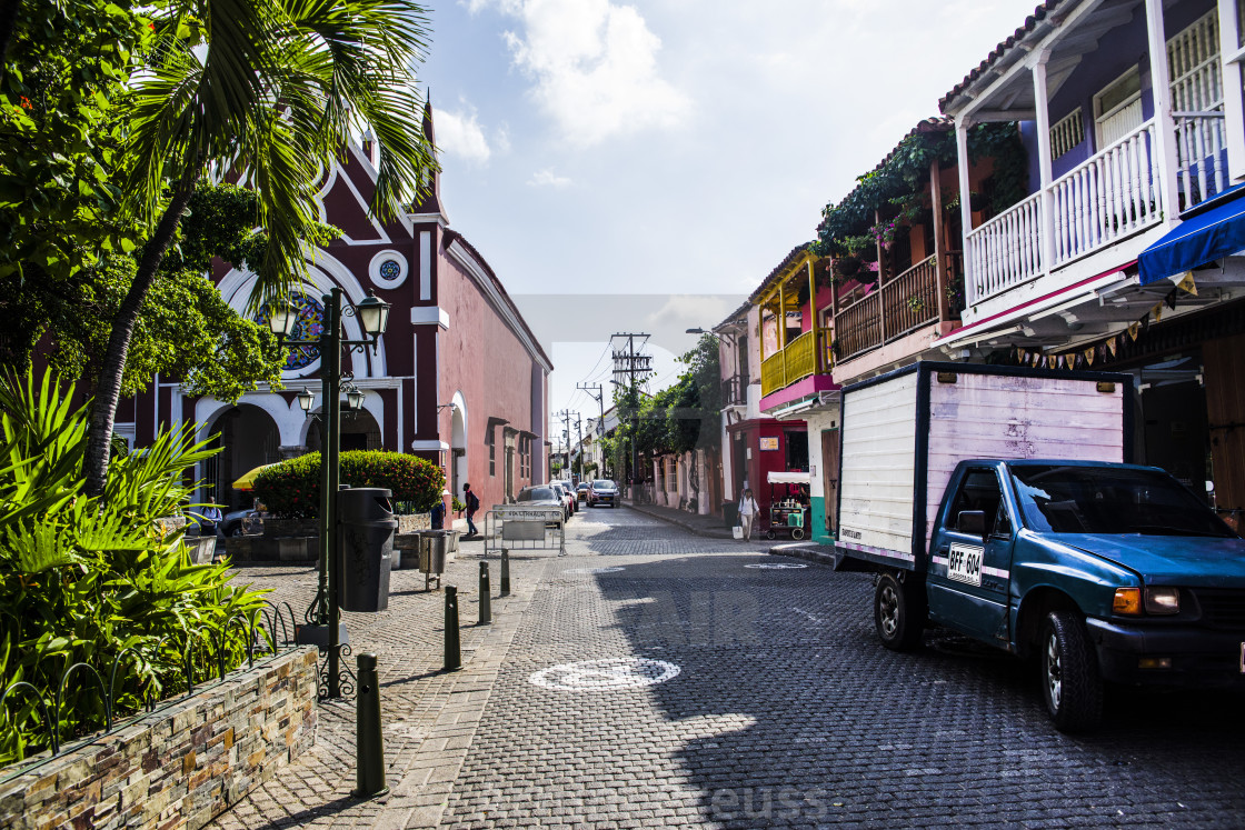 "Cartagena Old Town" stock image