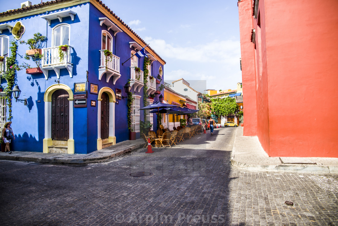 "Cartagena Old Town" stock image