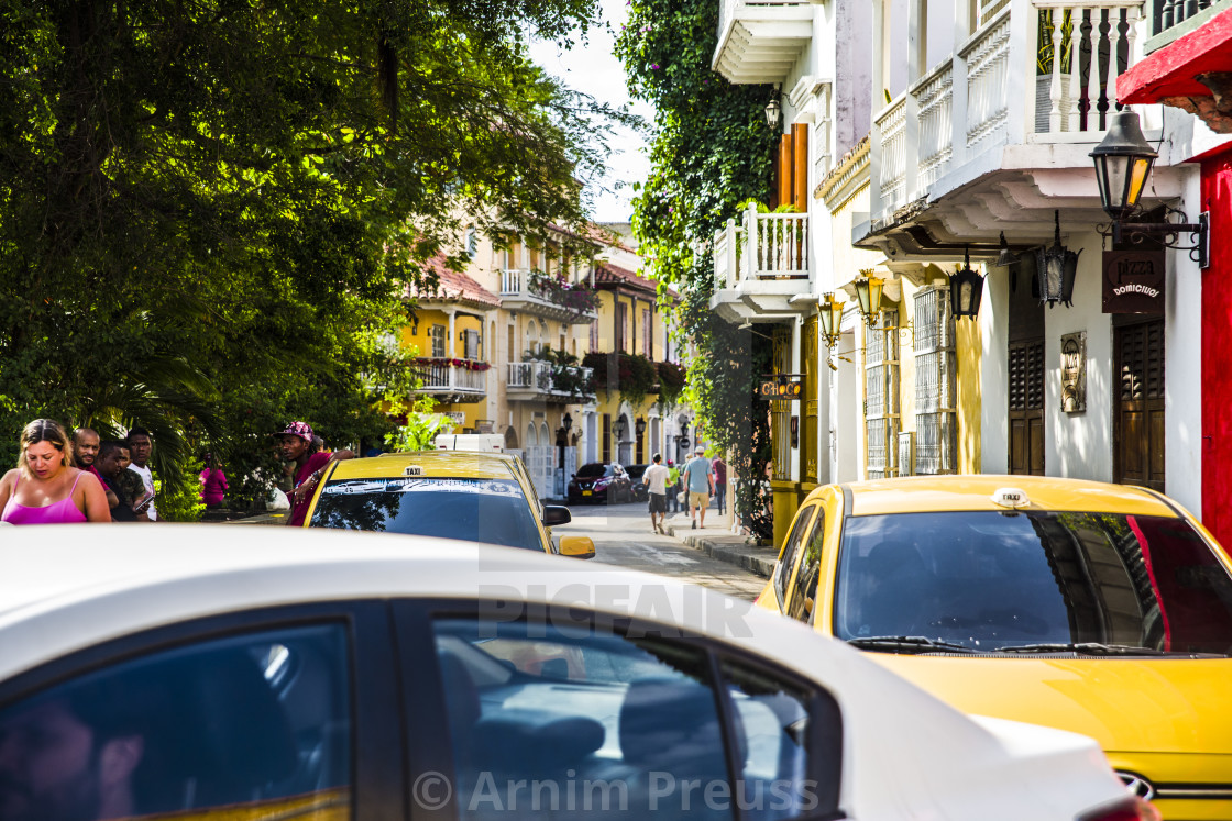 "Cartagena Old Town" stock image