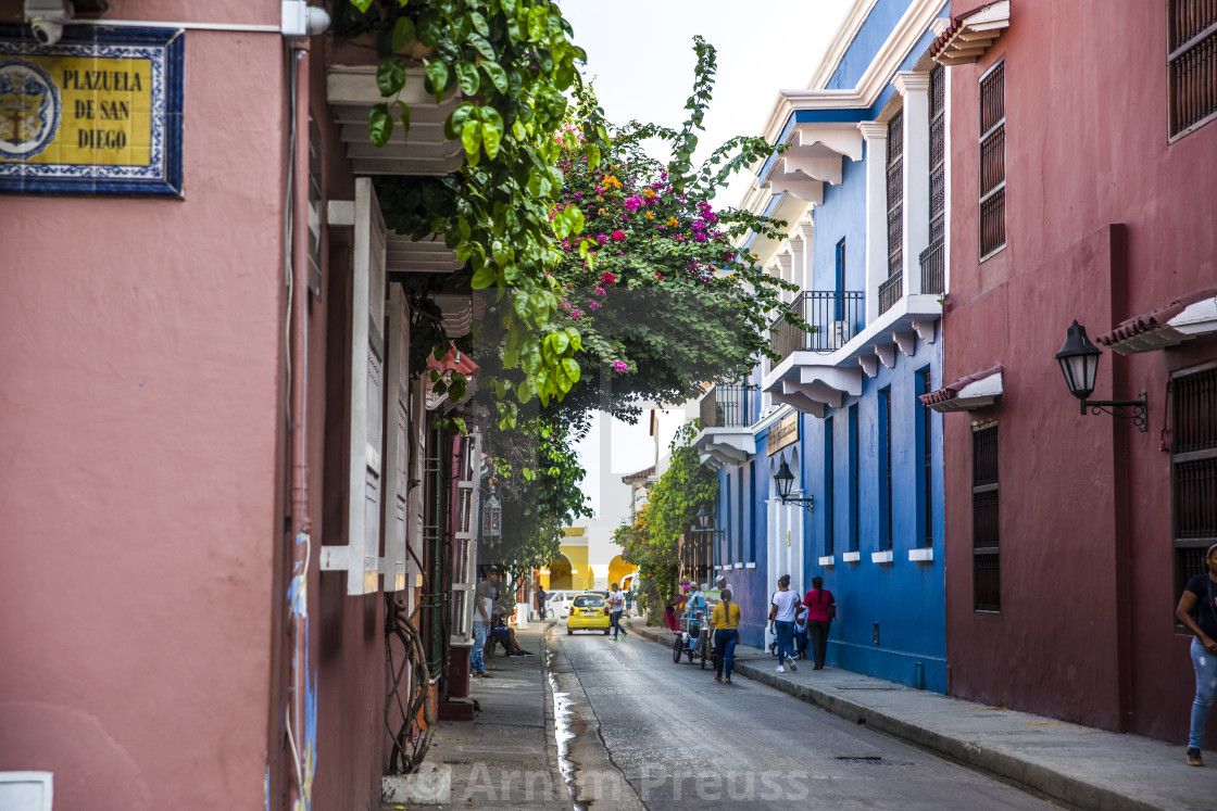 "Cartagena Old Town" stock image