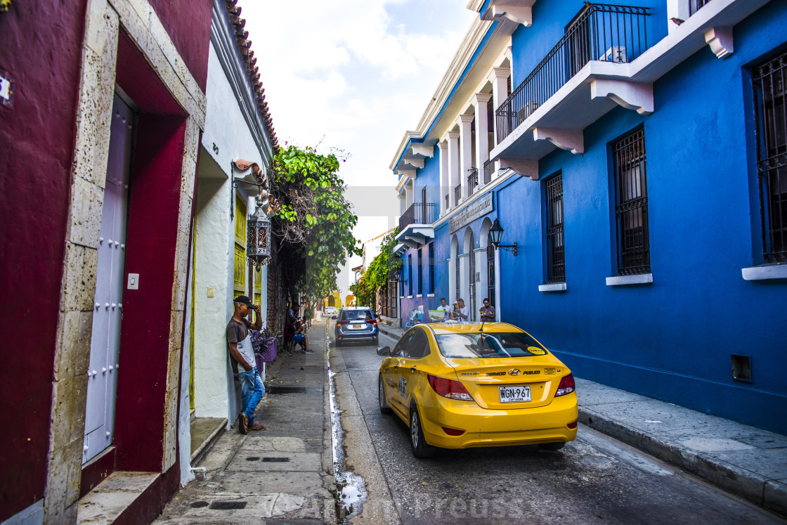 "Cartagena Old Town" stock image