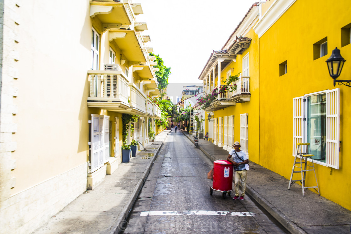 "Cartagena Old Town" stock image