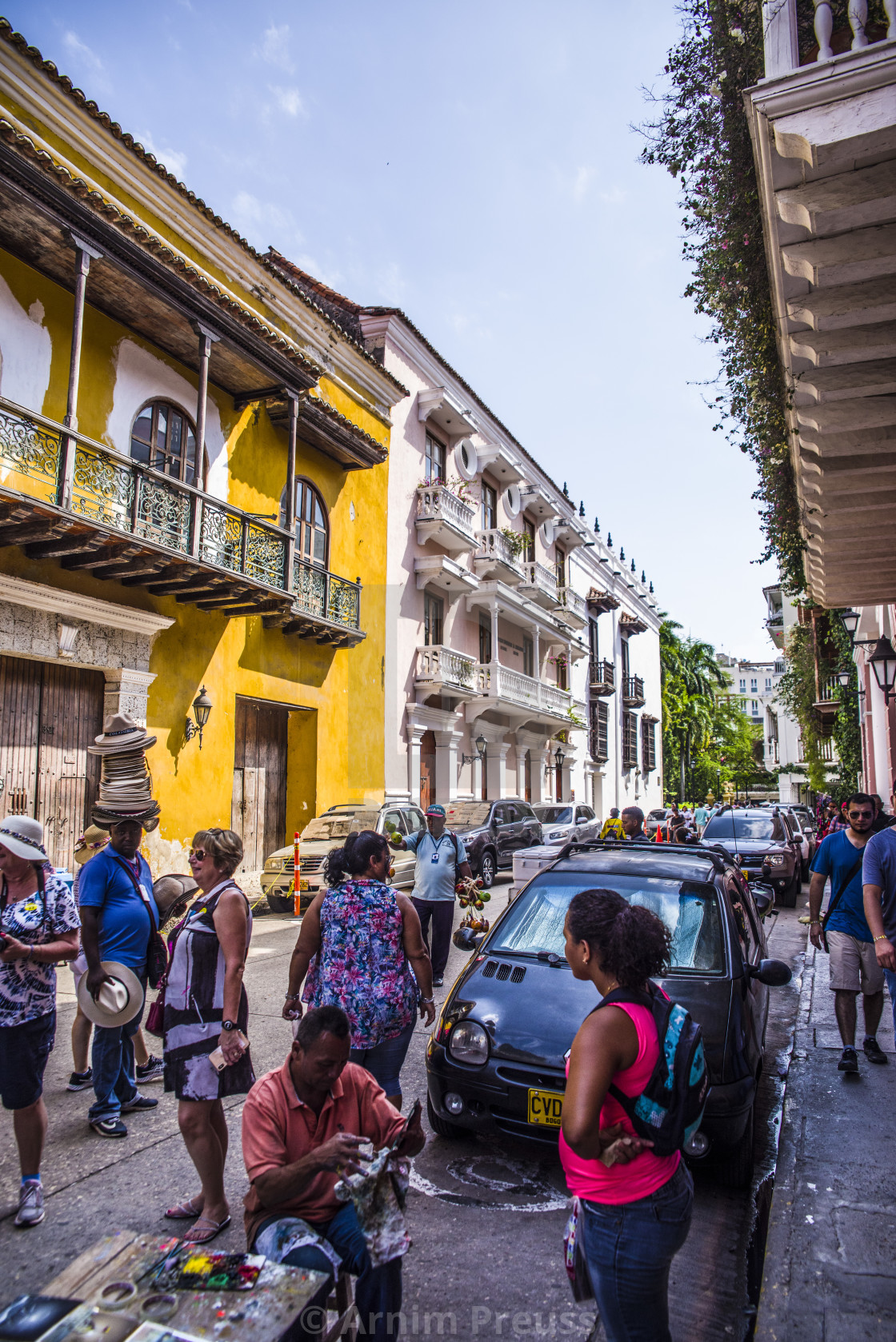 "Cartagena, Colombia, Old Town" stock image