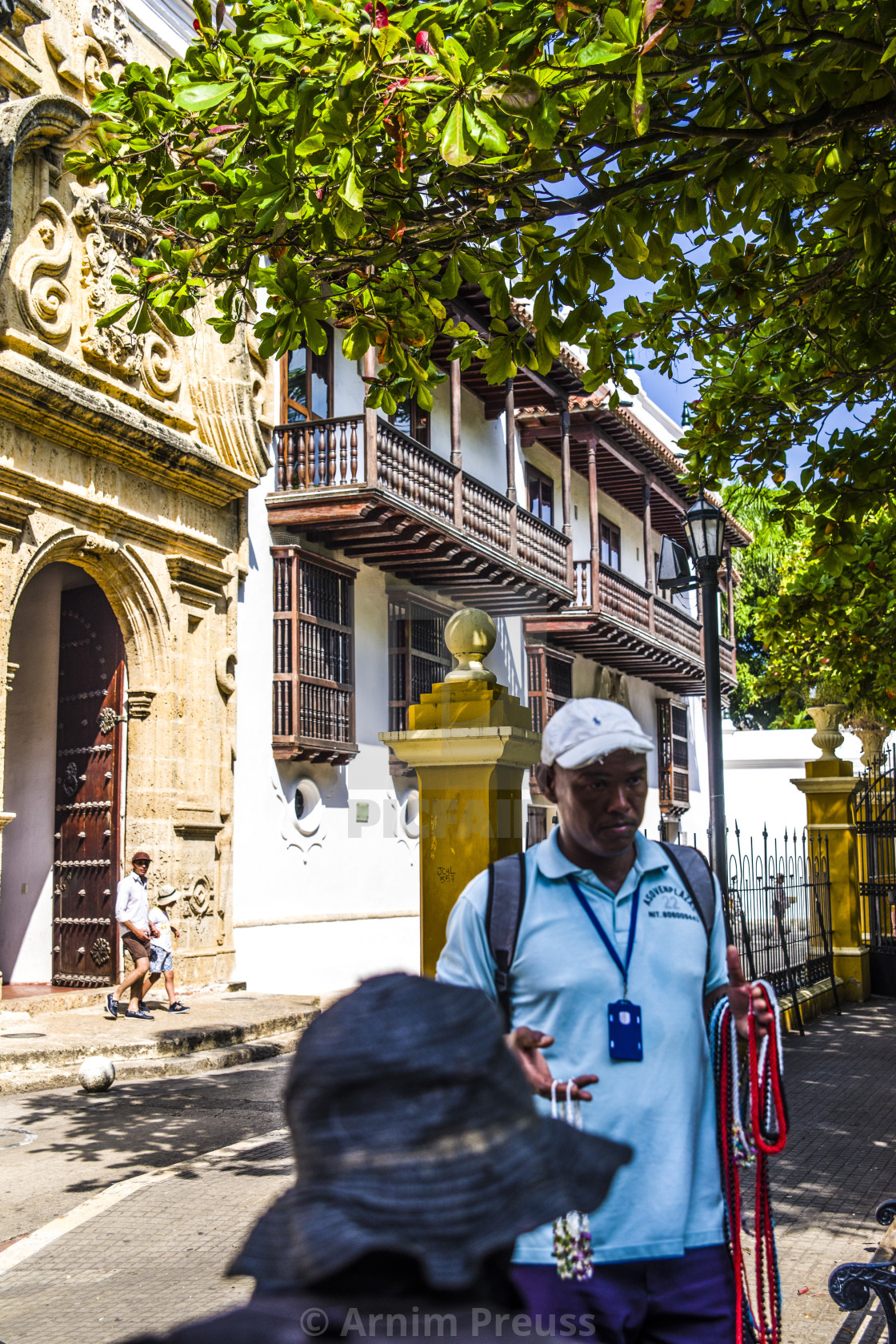 "Cartagena, Colombia, Old Town" stock image