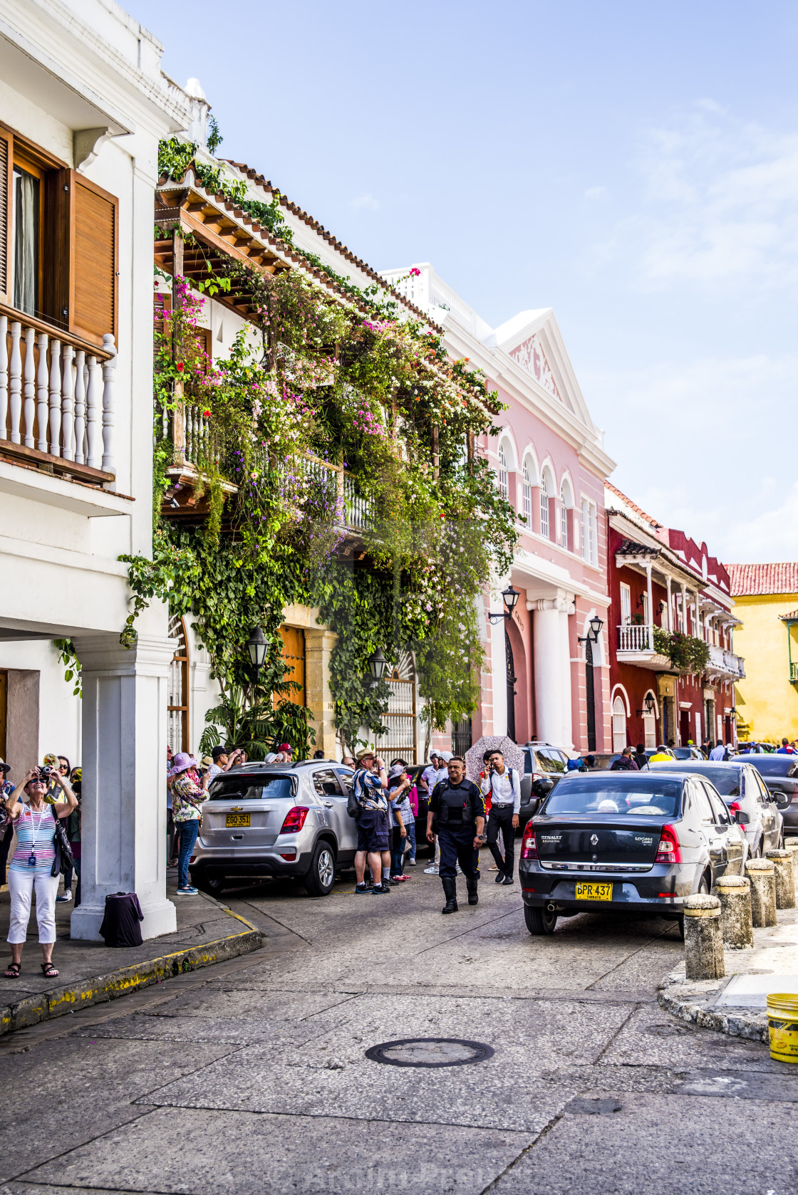 "Cartagena, Colombia, Old Town" stock image