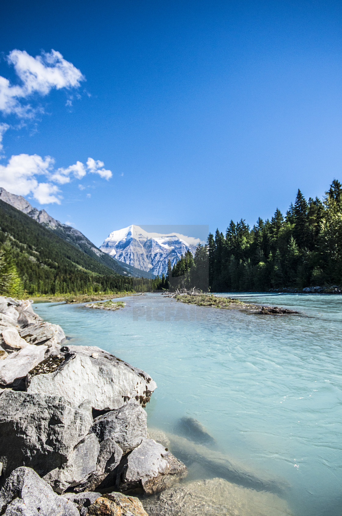 "Mount Robson" stock image