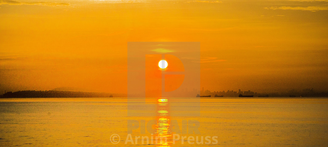 "Vancouver Sunrise" stock image