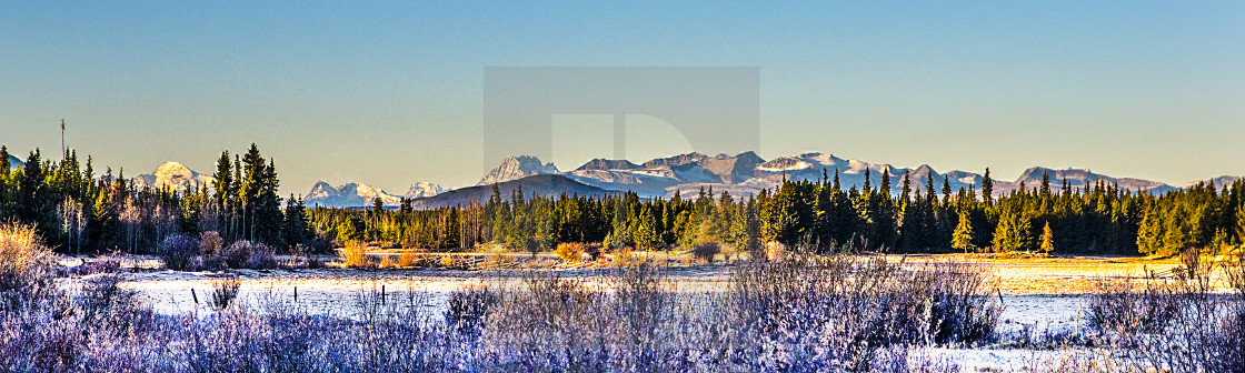 "Chilcotin Landscape" stock image