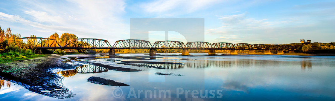 "Old Fraser Bridge" stock image